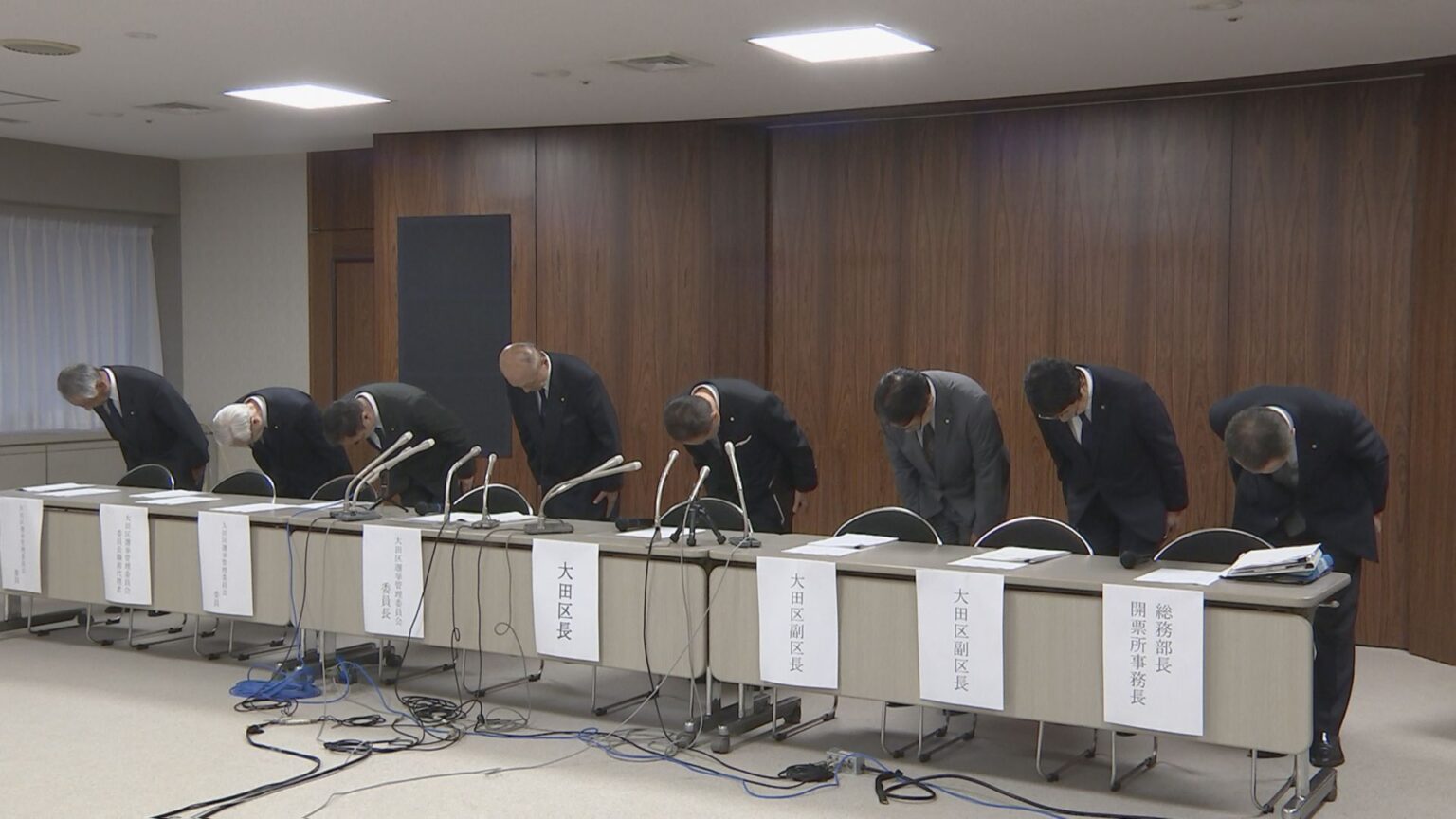 参院選　東京・大田区で無効票を水増し 記者会見で区長がお詫び　区選管が原因を把握してから区への報告に約2週間「選挙事務に忙殺されて余裕がなかった」（TBS NEWS DIG Powered by JNN）