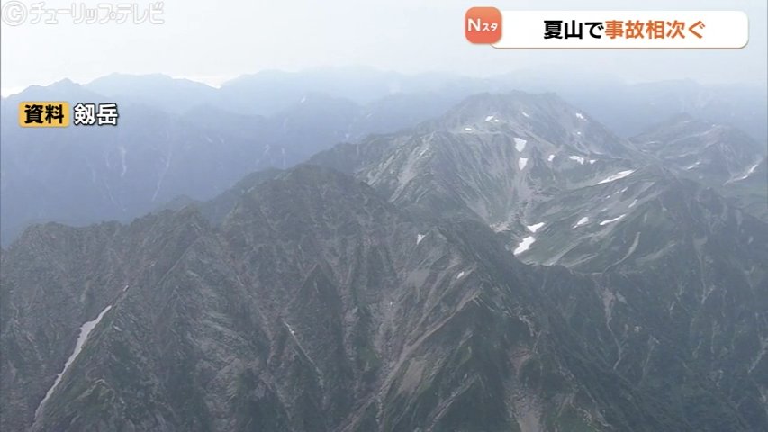 北アルプス剱岳・早月尾根から約200m滑落 石川県中能登町の男性（57）が死亡 日帰り登山の下山中（チューリップテレビ） - Yahoo!ニュース