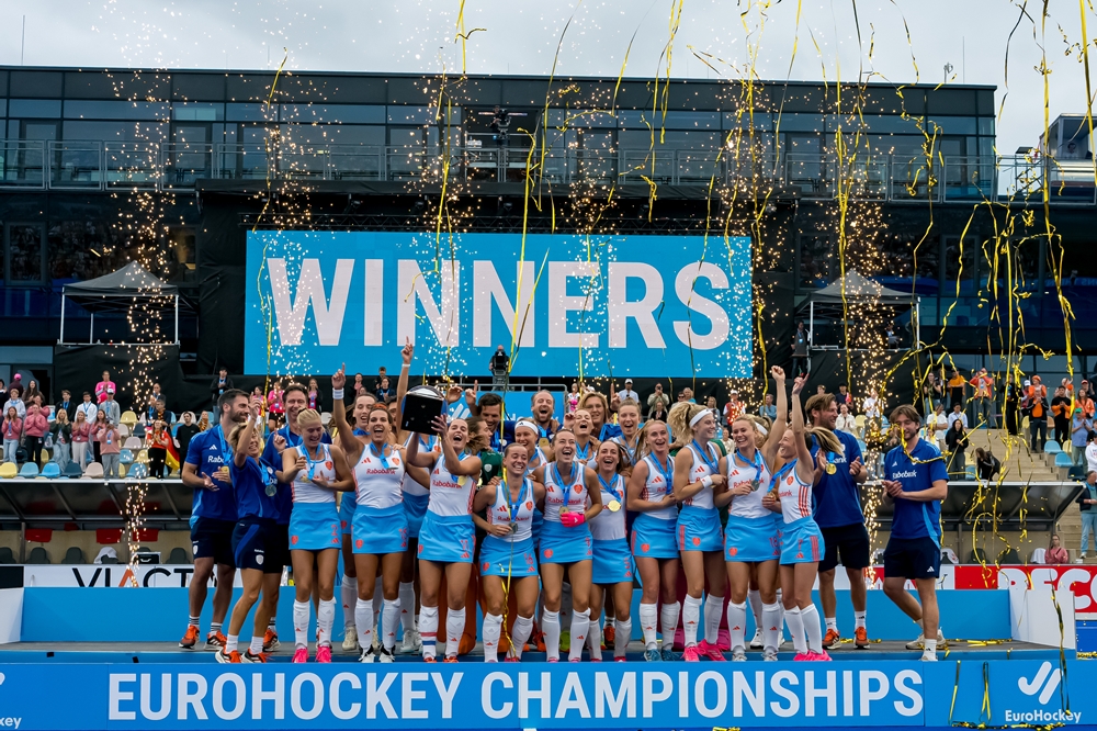女子オランダがドイツ下し５大会連続１３回目の優勝　３位にスペイン／EuroHockey Championship 2025 ｜ マイホッケー（MY HOCKEY）｜ホッケー専門メディア