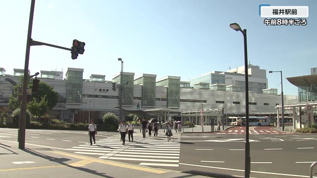 残暑厳しいお盆休み明け 福井駅周辺に“日焼けした人たち”の通勤ラッシュ戻る 県内24日までは猛暑日予想（福井テレビ） - Yahoo!ニュース - Yahoo!ニュース