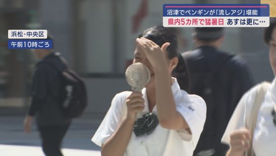 ２０日も静岡県内各地で気温が上がり浜松市などで猛暑日に 沼津市では夏の恒例イベントが…（静岡朝日テレビ） - Yahoo!ニュース - Yahoo!ニュース