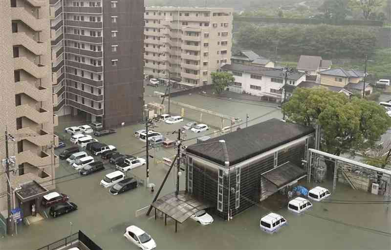 熊本・記録的大雨 浸水でエレベーター故障 マンション高層階の高齢者ら外出困難に（熊本日日新聞） - Yahoo!ニュース - Yahoo!ニュース