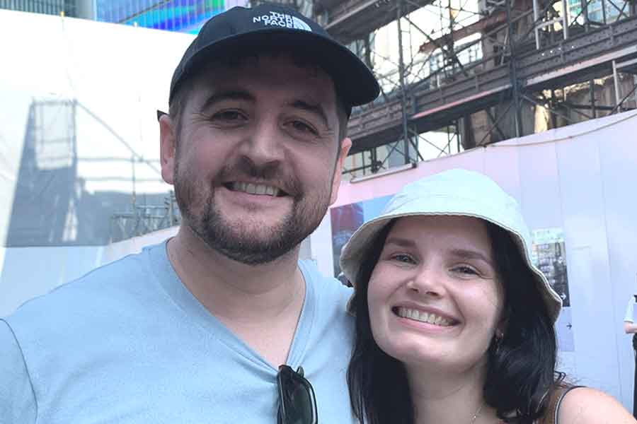 スペインから来た（左から）ホセさんとカテリーナさん【写真：Hint-Pot編集部】