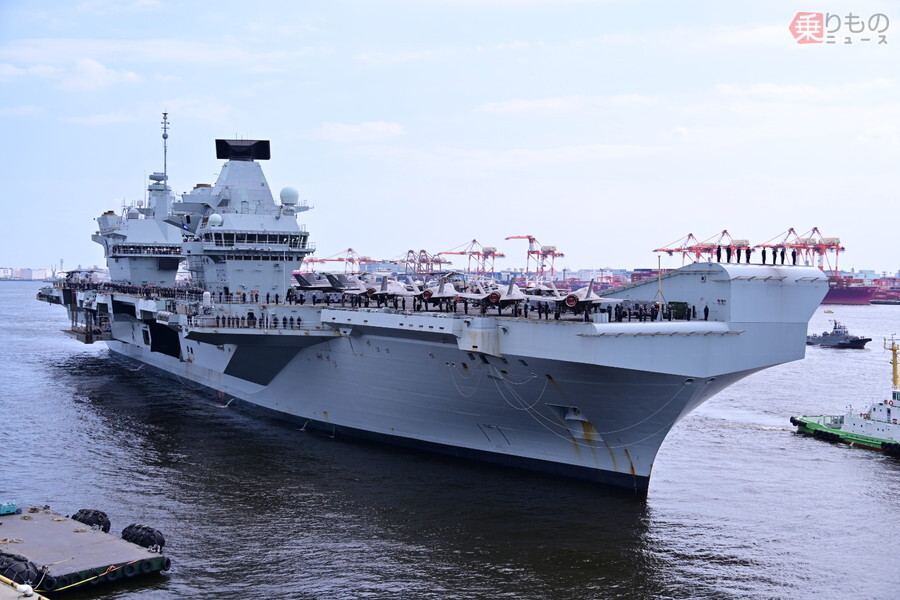 イギリス「史上最大の軍艦」が東京に来た！ 日英VIPが相次いでコメント「次は日本の戦闘機が欧州に行くから」（乗りものニュース） - Yahoo!ニュース - Yahoo!ニュース