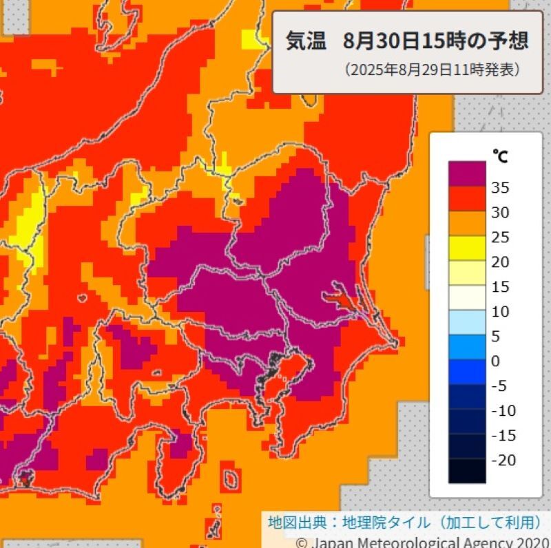 埼玉であす40度の予想 10年に1度レベルの高温状態が9月上旬も 関東甲信地方で平年差＋2・3度以上の予報【早期天候情報】（埼玉新聞） - Yahoo!ニュース - Yahoo!ニュース