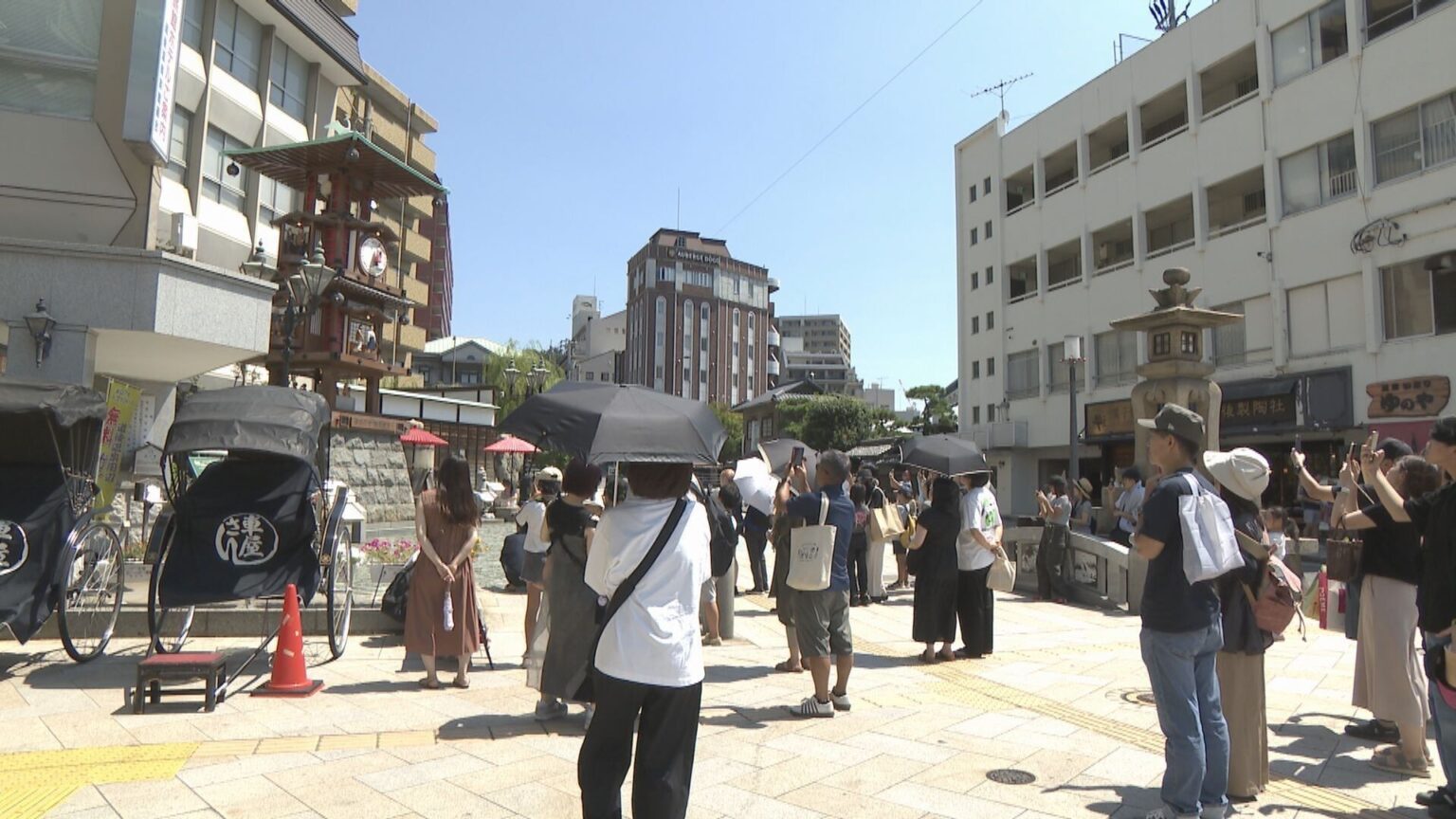 夏休み最後の週末も道後に多くの観光客【愛媛】（eat愛媛朝日テレビ） - Yahoo!ニュース