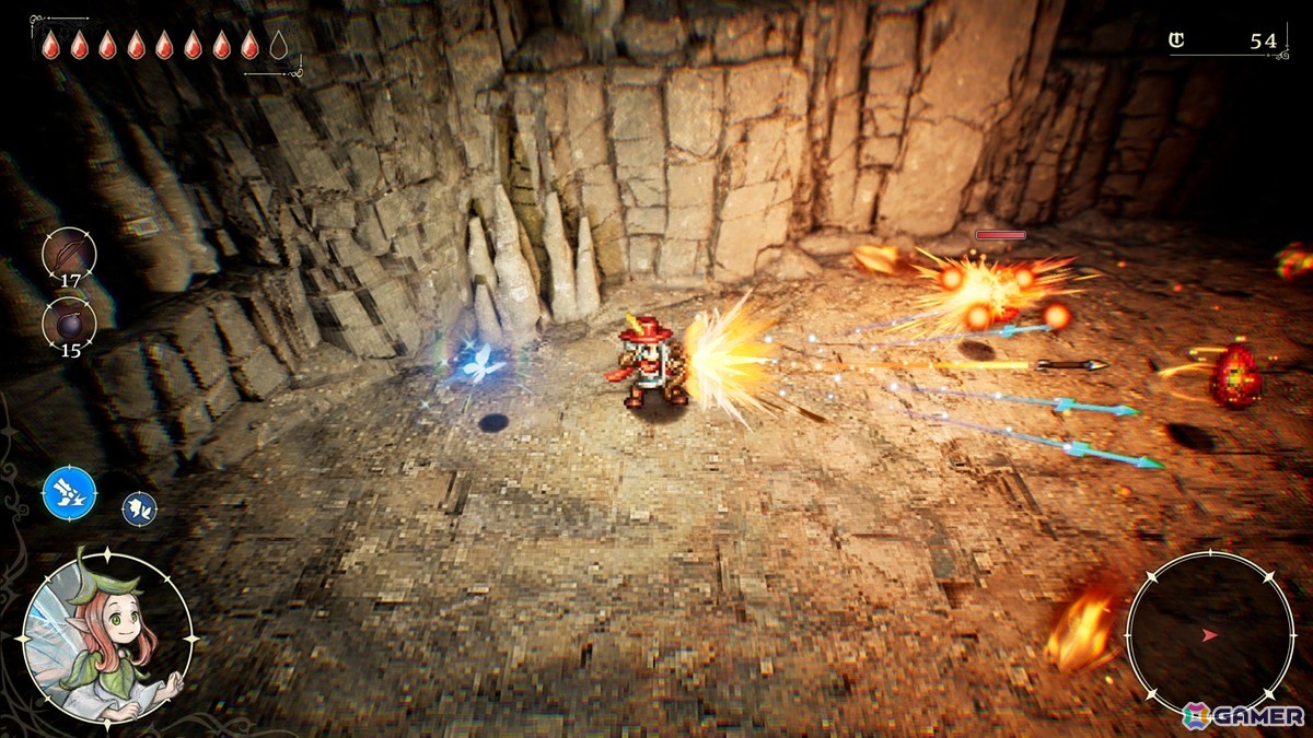 HD-2Dシリーズ初のアクションRPG「冒険家エリオットの千年物語」は冒険家エリオットと妖精フェイが力を合わせて戦いやダンジョン探索に挑むの画像