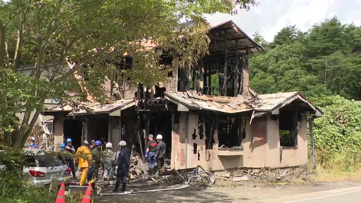 【盛岡で住宅など全焼する火事　1人の遺体発見】岩手
