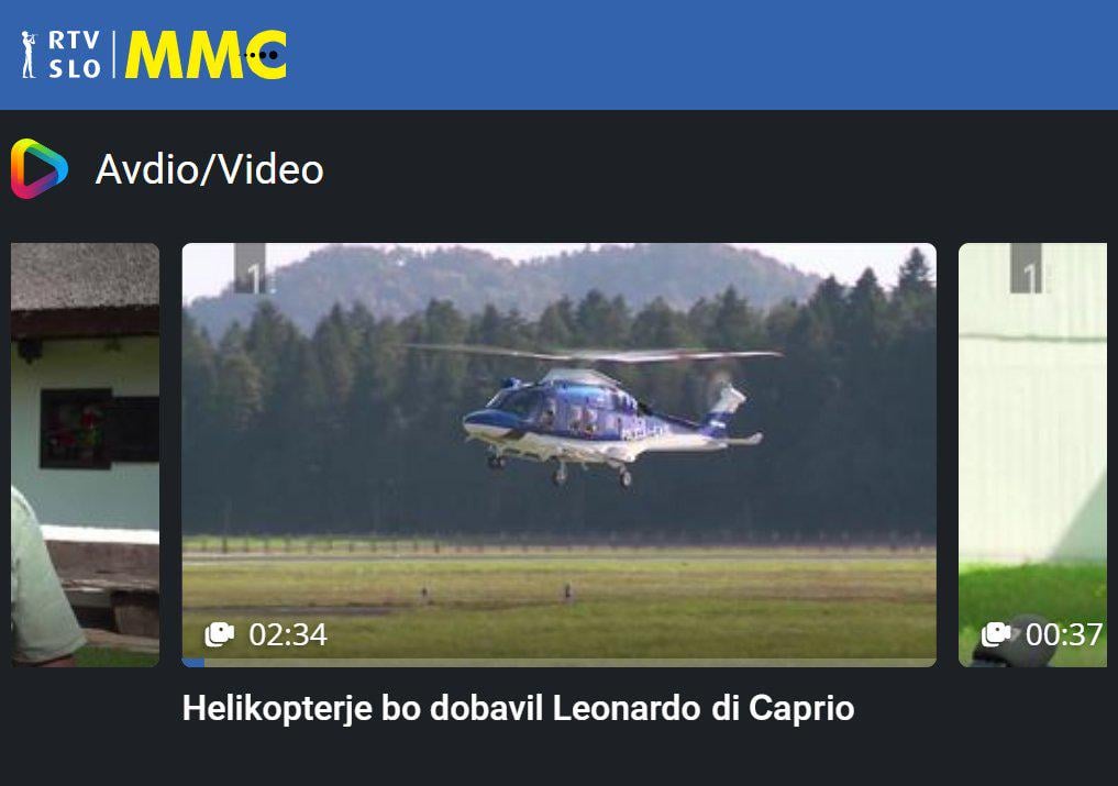 RTV：ヘリコプターはレオナルドディカプリオを届けます