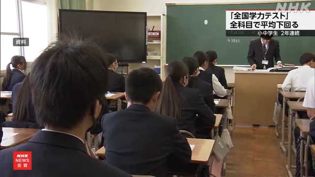 佐賀 全国学力テスト 小中の全科目で正答率が全国平均下回る｜NHK 佐賀県のニュース
