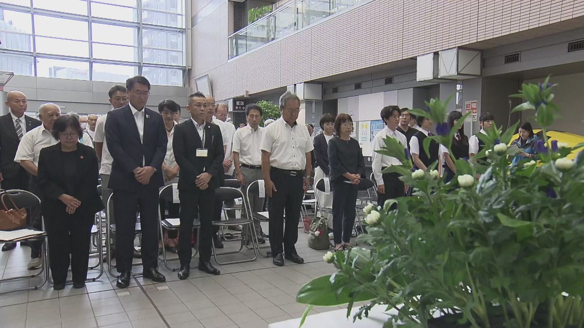 広島に原爆投下から80年　新潟市で犠牲者の追悼式