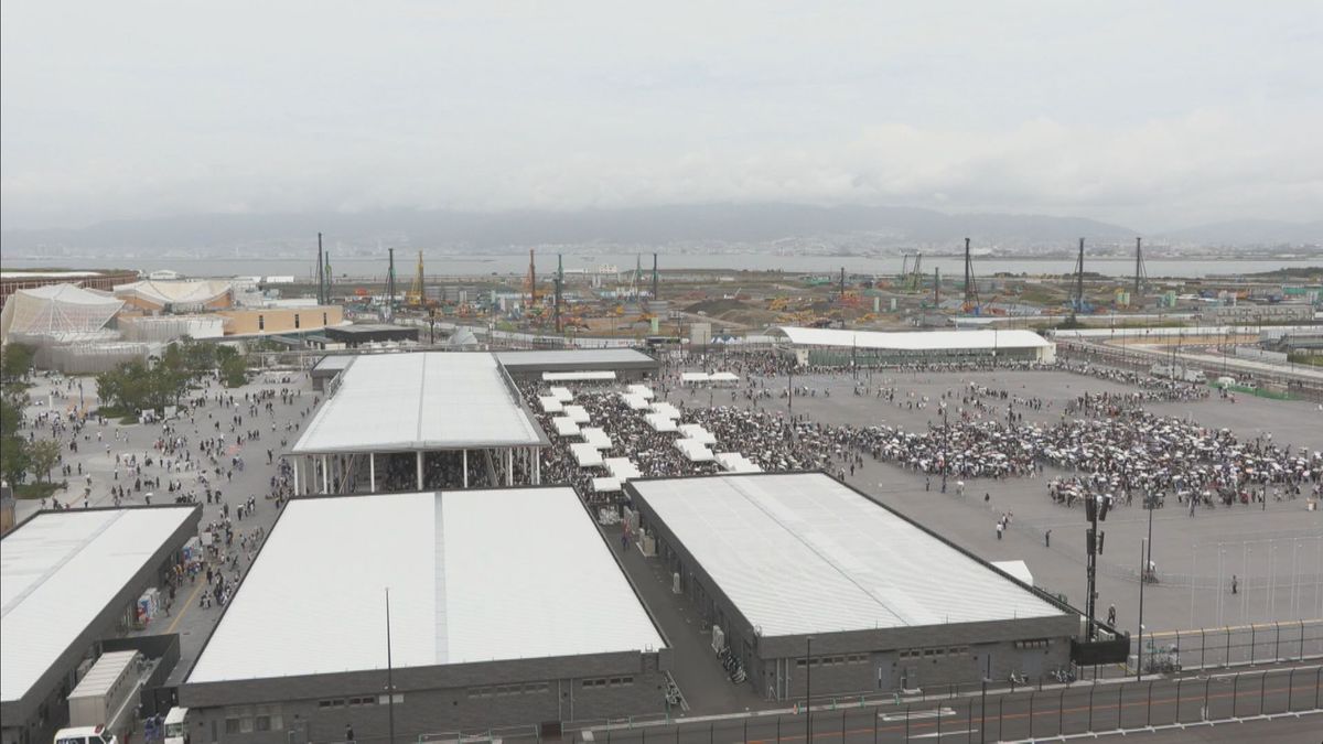 【速報】最大9連休・お盆休みの“平日”12日（火）万博の一般来場者は16.5万人　3連休を上回る