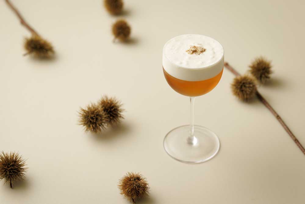 キタノアームスラウンジ：オリジナルカクテル「秋の恵み」