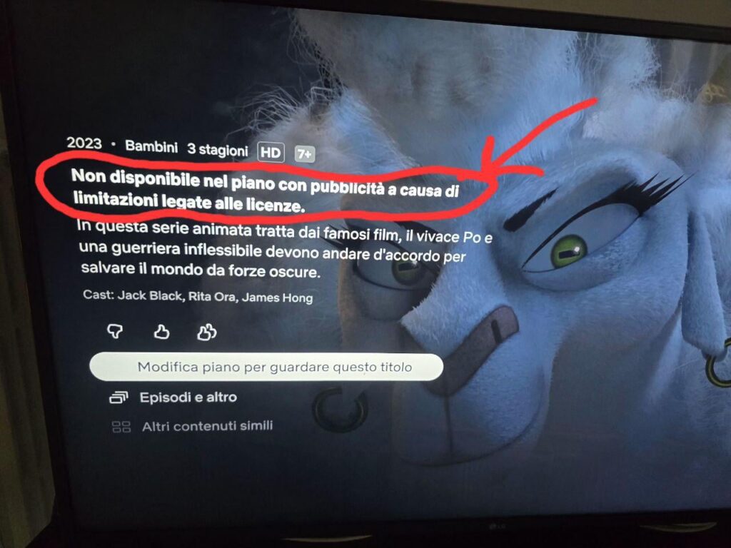 Netflixは、広告で計画のいくつかのタイトルをブロックします