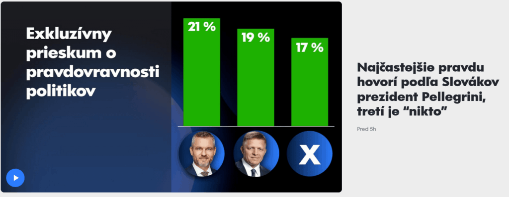Slovaksによると、FICOのPellegrini大統領が2番目です