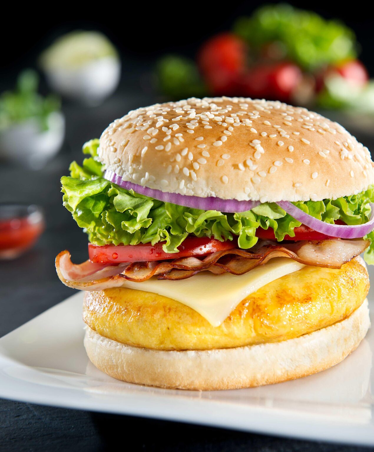 スペインのハンバーガー
