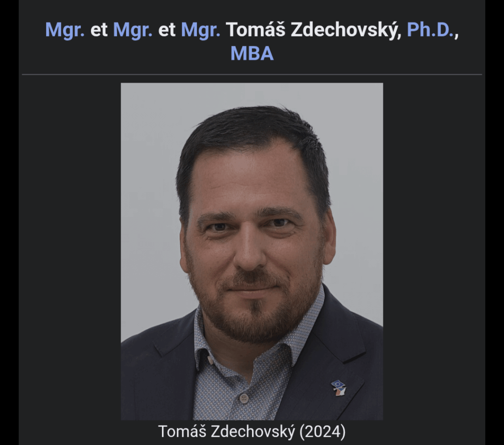 金曜日のブラックピル：TomášZdechovskýには3つのマスタータイトルと大きな博士号があります
