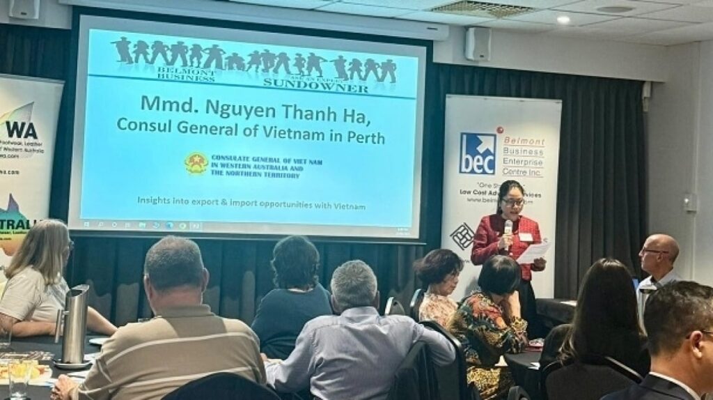 Thúc đẩy hợp tác doanh nghiệp Việt Nam và Tây Australia