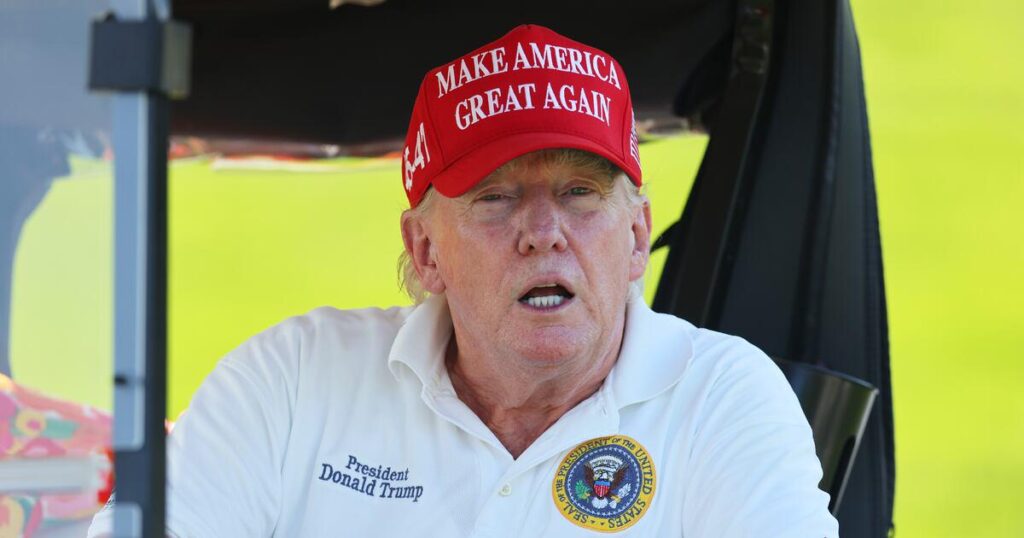 トランプ、79歳は、DEMによる散歩に挑戦されて溶けてしまいます46