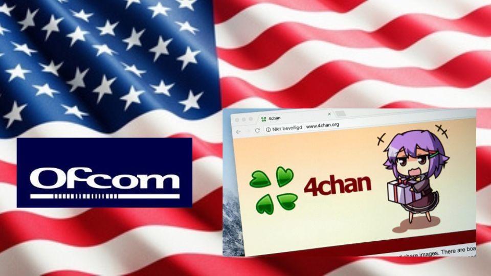 Ofcom£20,000デラウェア州内在の罰金4chanは違法です米国法律事務所は言います
