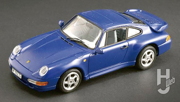ポルシェ911（タイプ993）ターボ コンプリートセット（筆、塗料、接着剤、工具付属）
