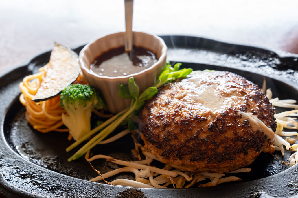 「さくら亭」のハンバーグ画像１