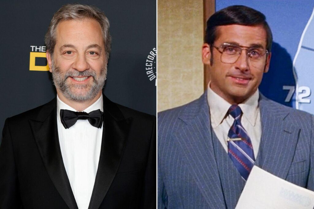 ジャッド・アパトウは、スティーブ・カレルのアンカーマンの役割が40歳のヴァージンにつながった方法を共有しています。