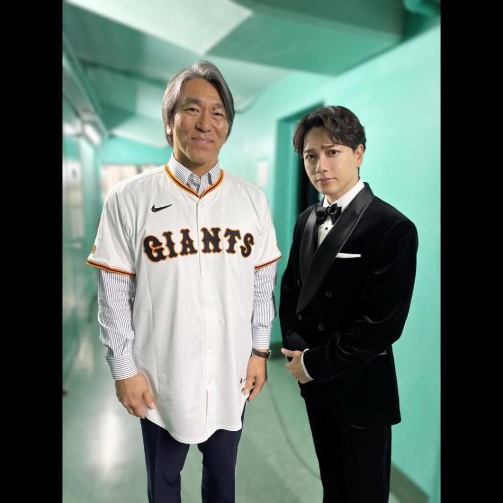 元野球少年・山崎育三郎　野球界のレジェンド達とのツーショット大放出！ | 話題の投稿 | スポーツブル (スポブル)