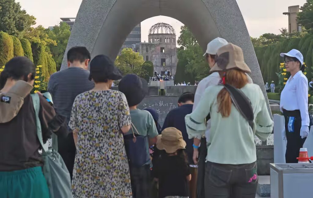 Hiroshima peace memorial ceremony 80 years 2