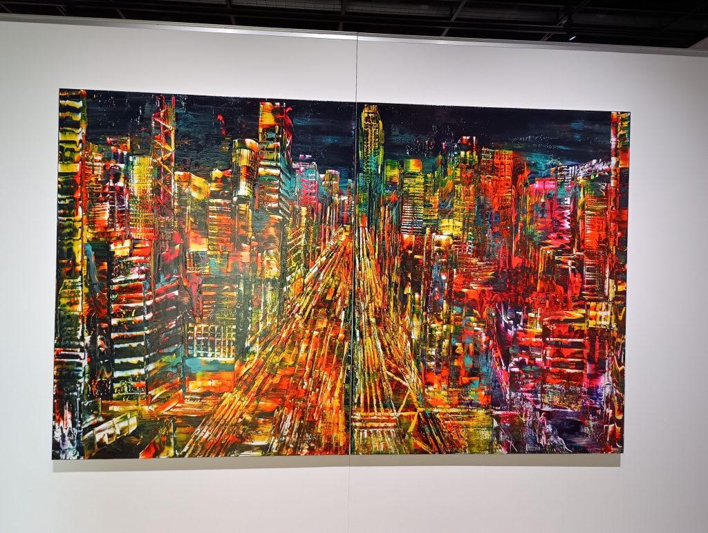 『Generative』2024年　キャンパスにアクリル　個人蔵