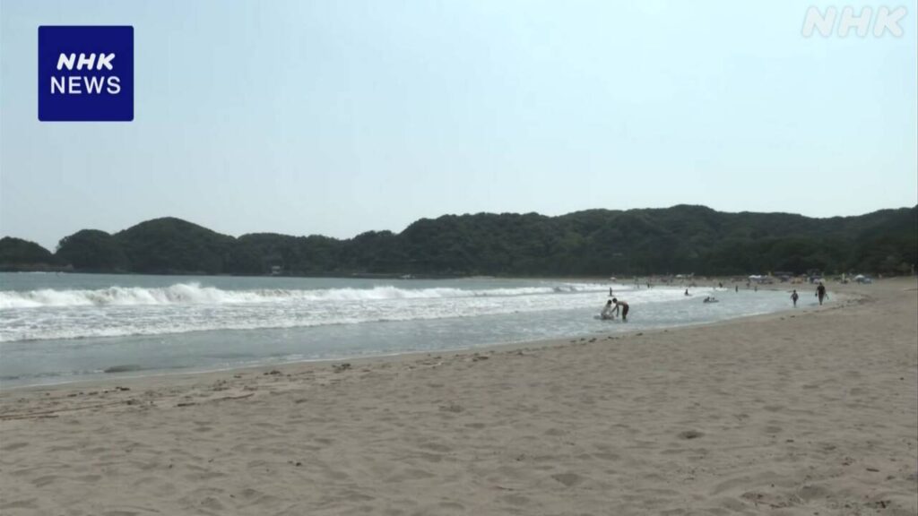 静岡 南伊豆町 海水浴場で60代男性が溺れ意識不明の重体 - nhk.or.jp