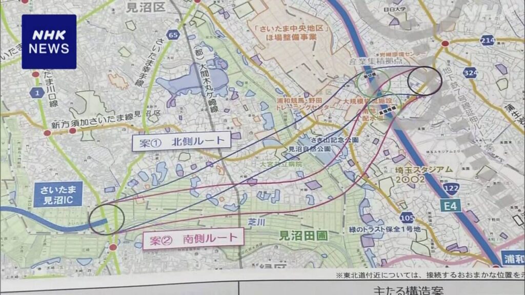 埼玉南部の道路混雑緩和へ 首都高と東北道つなぐ2ルート案示す - nhk.or.jp