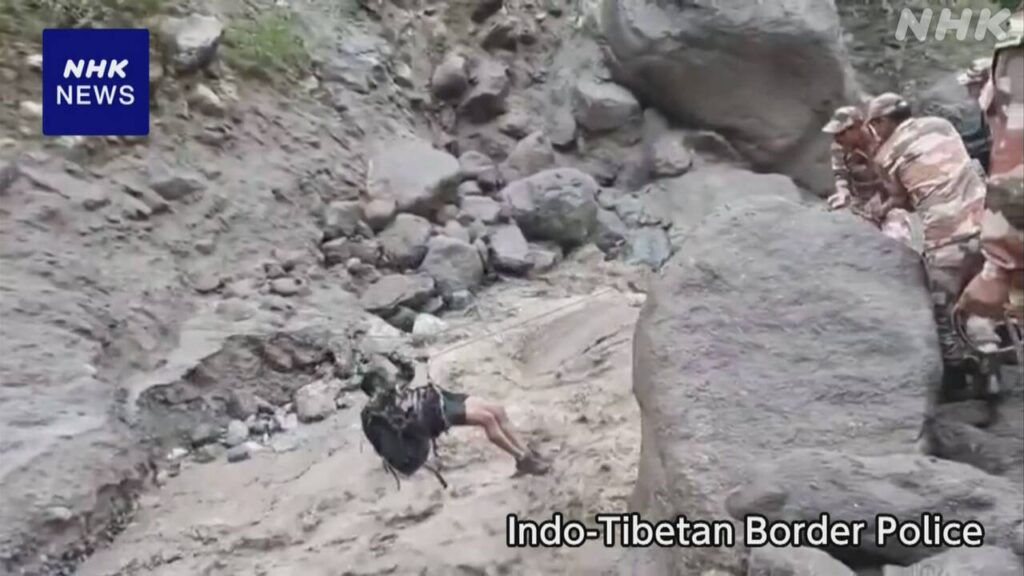 インド 集中豪雨で洪水や土砂崩れ 4人死亡100人以上行方不明 - nhk.or.jp