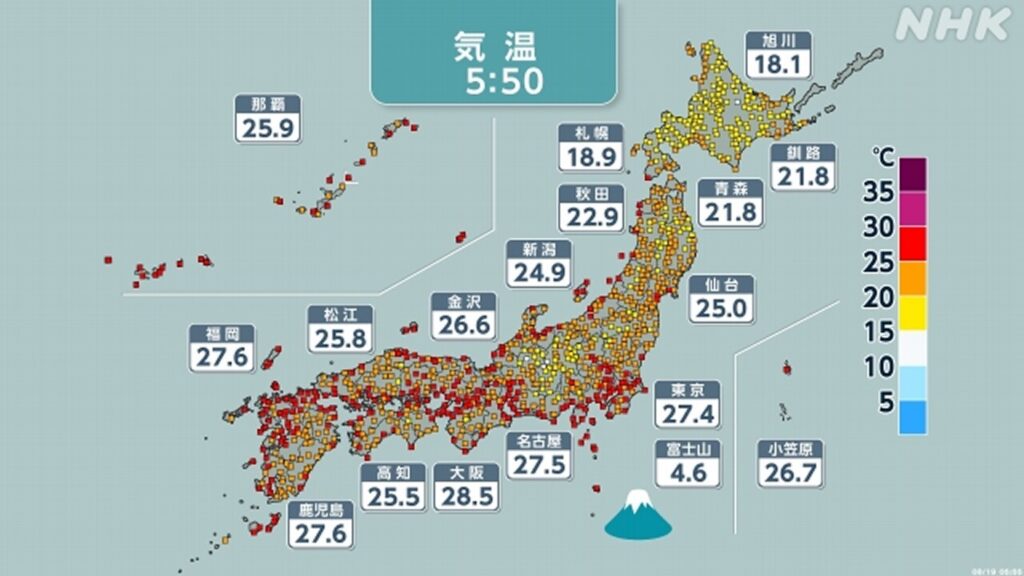 きょうも東北～九州にかけ猛烈な暑さ 熱中症対策の徹底を - nhk.or.jp