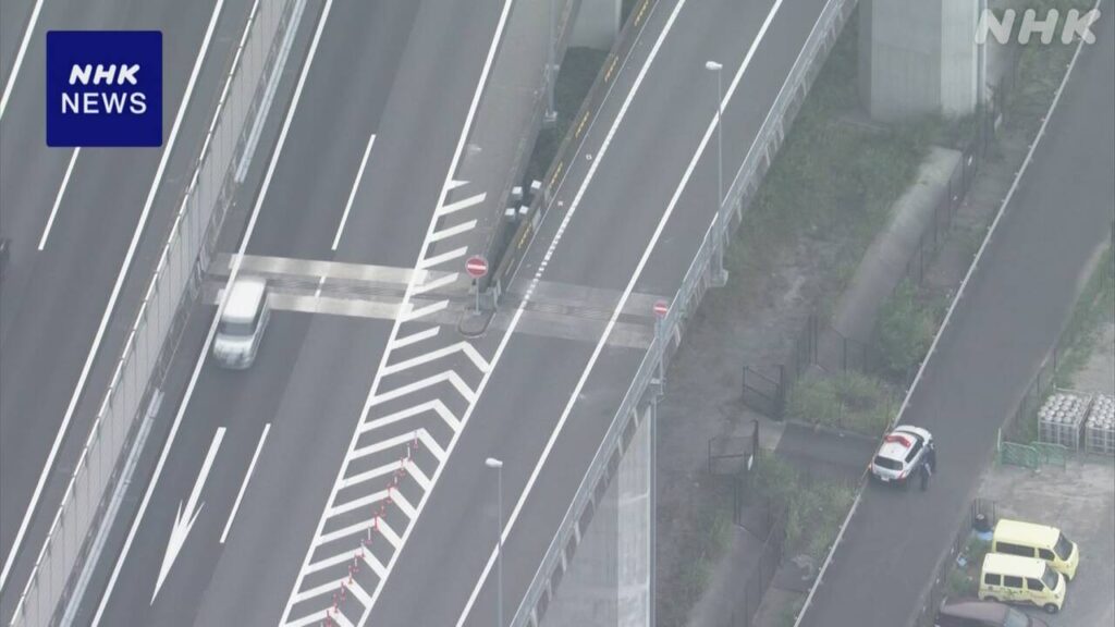 神奈川 圏央道 作業員男性が高架から転落し死亡 照明点検中に - nhk.or.jp