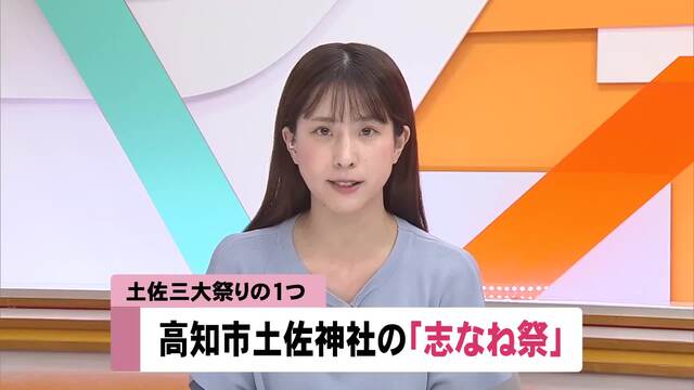 土佐三大祭りの一つ『志なね祭』高知市の土佐神社で参拝客ら無病息災を祈願 « 高知のニュース - 高知さんさんテレビ