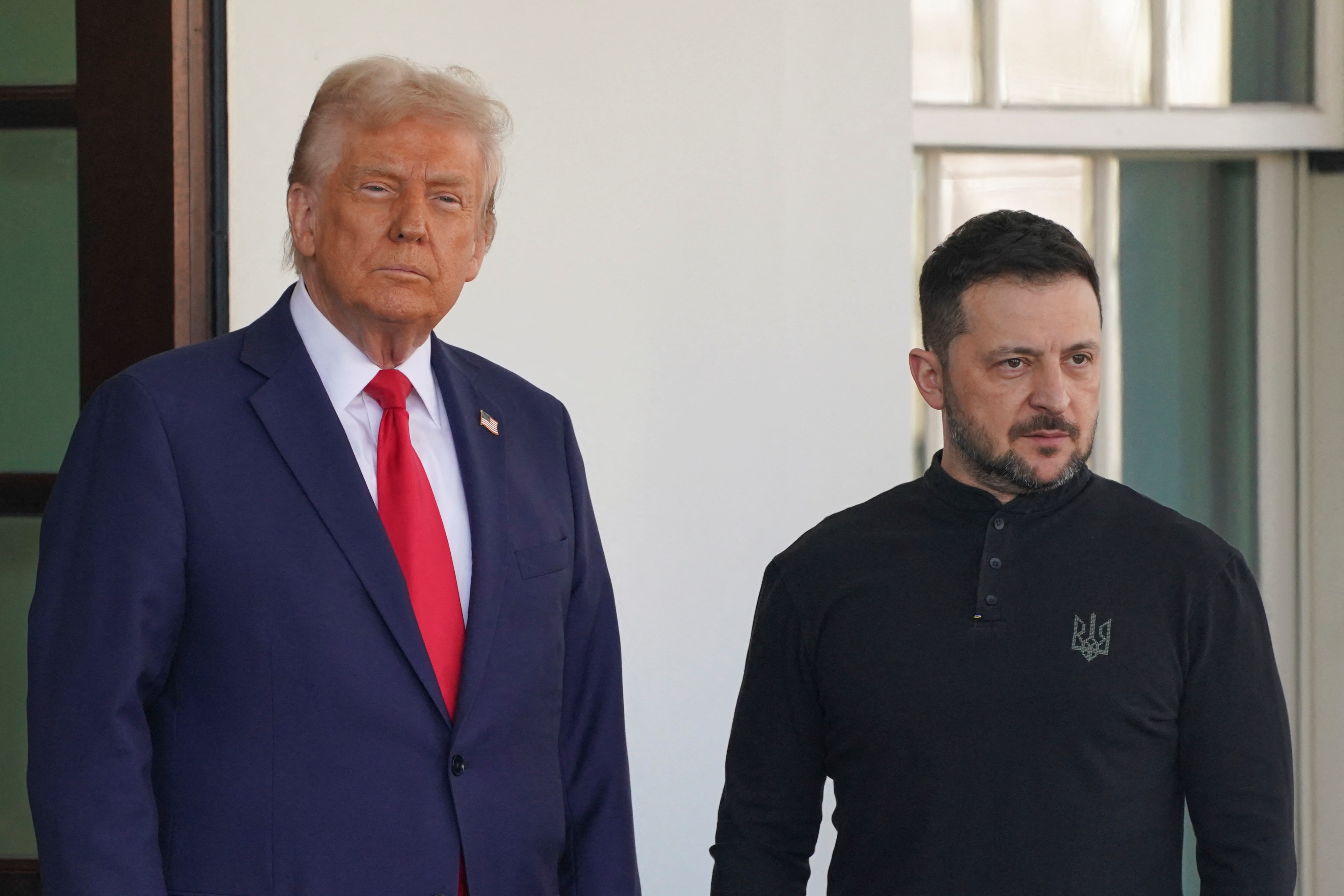 トランプ氏「米にとり栄誉」、ウクライナ・欧州首脳らとの会談控え