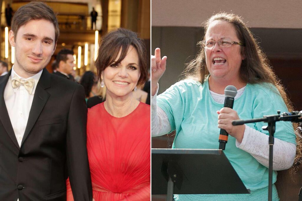 サリー・フィールドの息子は、キム・デイビスを、最高裁判所に同性結婚の判決を覆すように頼むための「恐ろしい雌犬」と呼んでいます