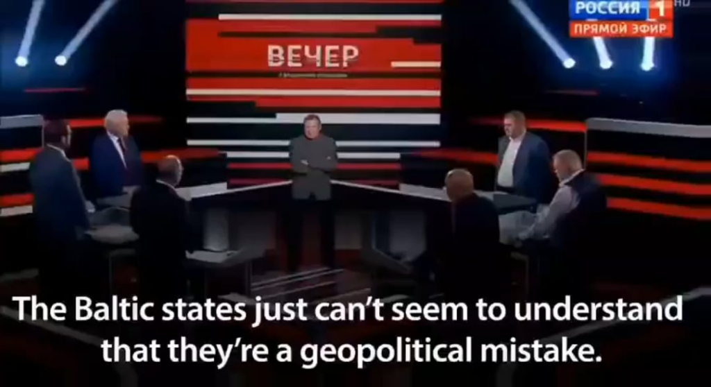 プーチン政権は、ウクライナで11年間の残虐行為に報われると確信しており、ラトビア、リトアニア、エストニアの侵略のために人口を準備し始めています。和らげることは、ロシアの目的を拡大し続けているだけです