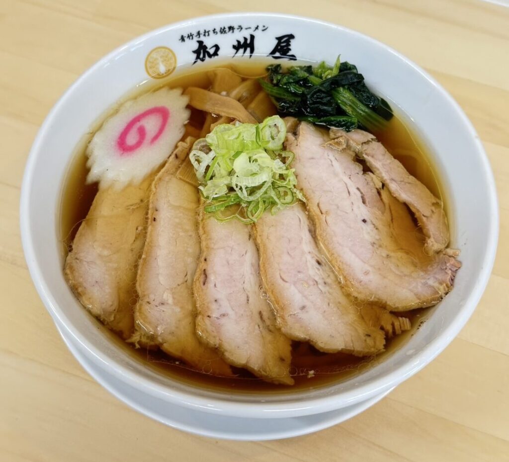 栃木シティ｜ 8/4(月) 青竹手打ち佐野ラーメン加州屋小山店にて選手シール付きメニュー販売のお知らせ