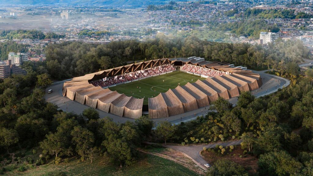 市民参加で建てる循環型木造スタジアム構想──福島ユナイテッドFCの祝祭的建築計画をVUILDが発表 | WIRED.jp 市民参加で建てる循環型木造スタジアム構想──福島ユナイテッドFCの祝祭的建築計画をVUILDが発表 | WIRED.jp