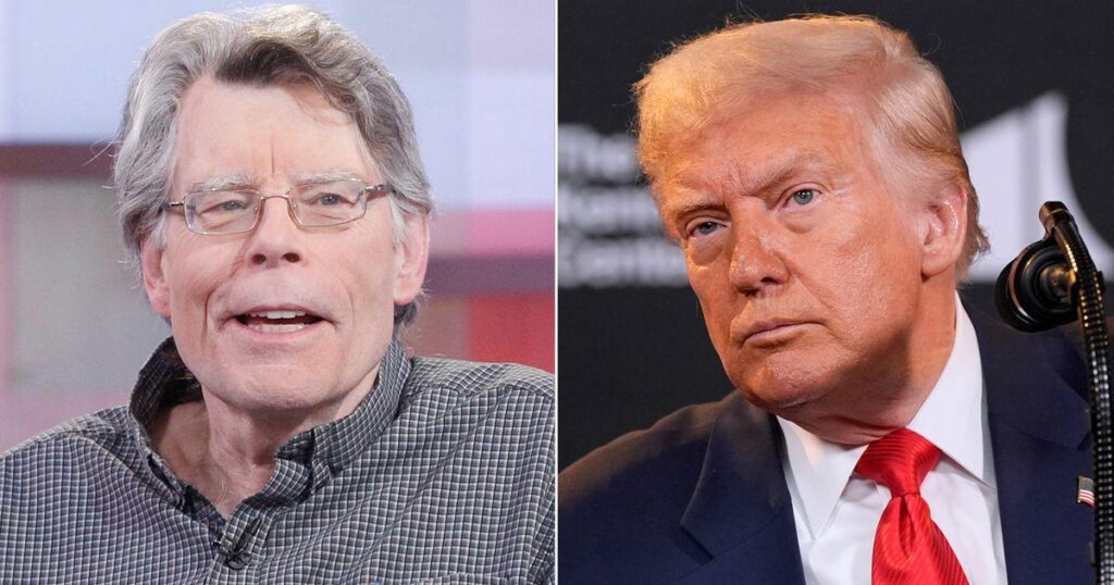 スティーブン・キングはドナルド・トランプの「弾each」を呼び、大統領職は「ホラーストーリー」だと言います