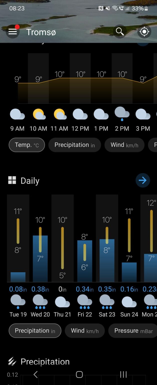 現実のチェックや雨のチェックさえ