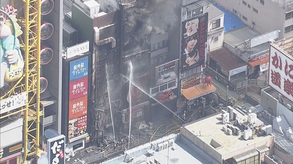 【速報】道頓堀ビル火災　殉職した消防隊員2人の死因は酸素欠乏による「窒息」到着から10分後に死亡と推定　大阪府警
