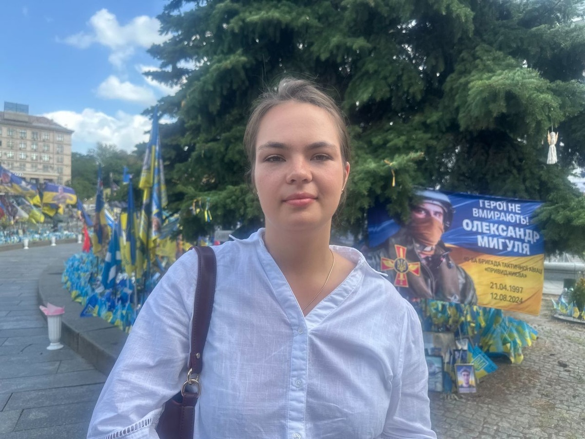 大学生のアンナ・モシナさん/Rebecca Wright/CNN