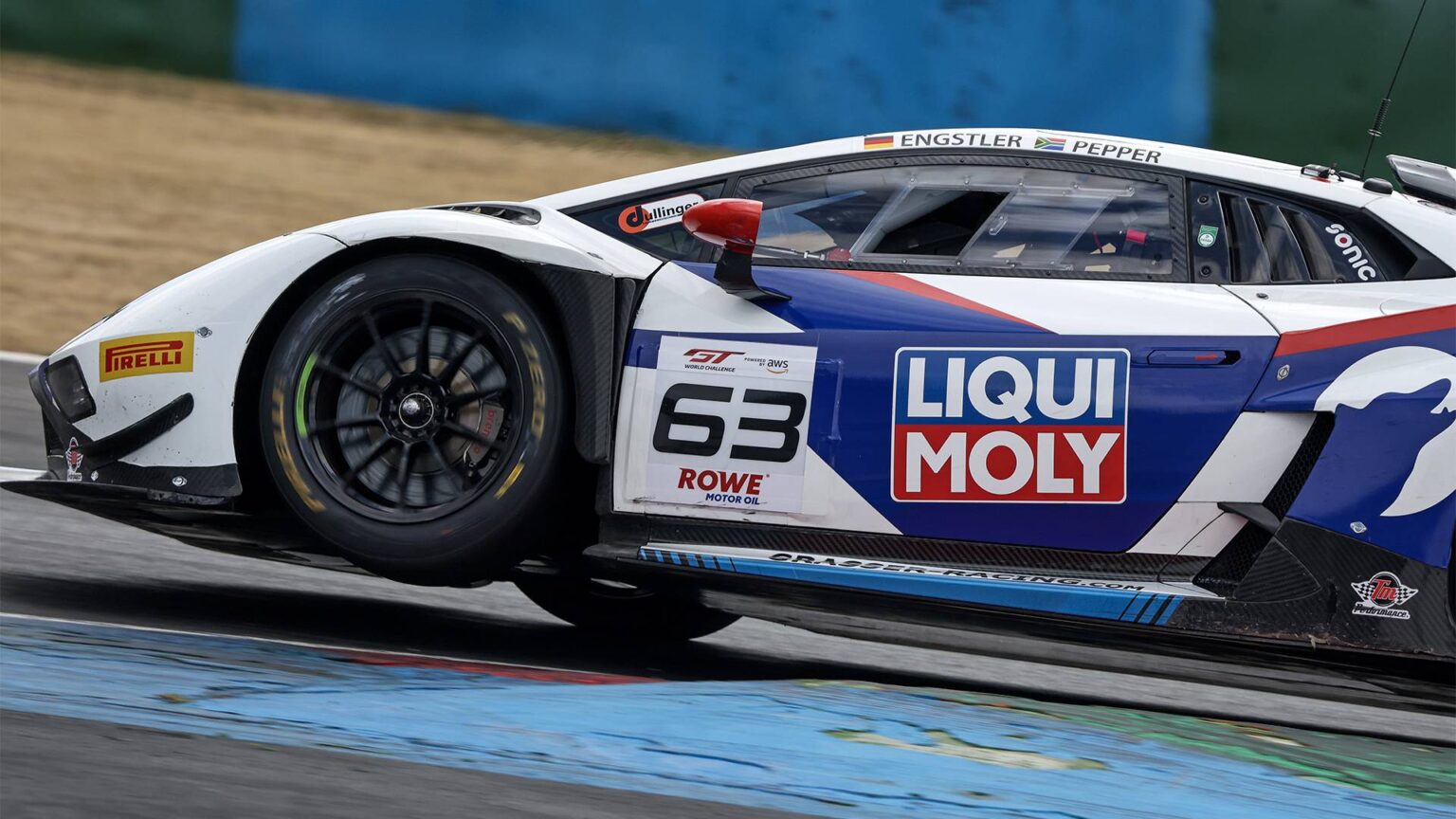 Lamborghini claims first GTWC Europe Sprint Cup win of the year at Magny-Cours