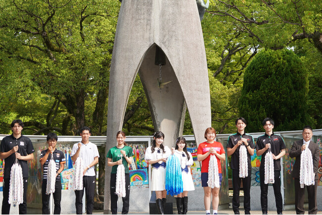 STU48 広島市 平和文化アンバサダー　平和の想いを折り鶴に託す　広島ドラゴンフライズ「#おりづるリレー」報告会に出席：マピオンニュースの注目トピック