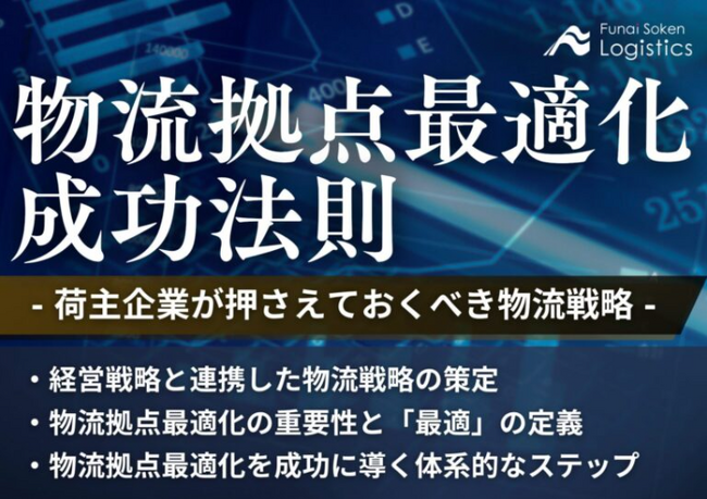 物流拠点最適化の成功法則 ~荷主企業が押さえておくべき物流戦略~【無料ダウンロード】|船井総研ロジが独自資料を公開:紀伊民報AGARA|和歌山県のニュースサイト 物流拠点最適化の成功法則 ~荷主企業が押さえておくべき物流戦略~【無料ダウンロード】|船井総研ロジが独自資料を公開:紀伊民報AGARA|和歌山県のニュースサイト