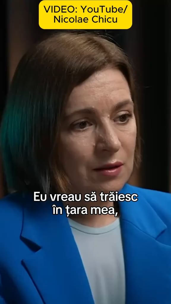 マイア・サンドゥは彼女が政治に参加した理由を説明しています：私は私の国を愛し、私の家でルーマニア人を話したいです