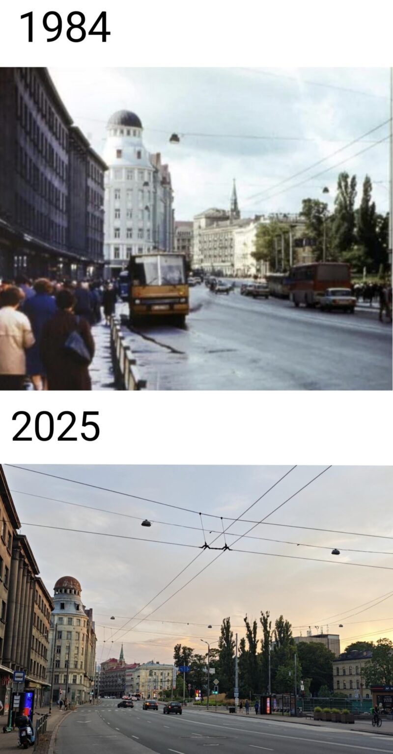 リガ、1984対2025